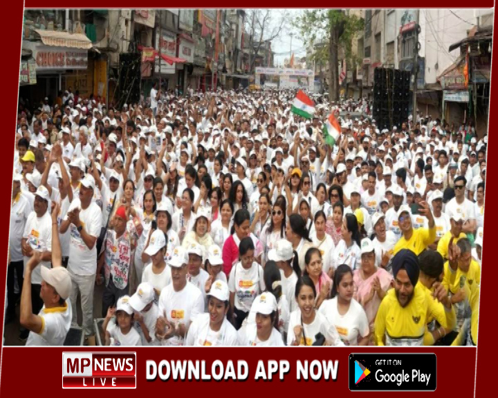 अहिंसा रन एवं रन फॉर डेमोक्रेसी आयोजित, अधिक से अधिक मतदान का दिया गया संदेश