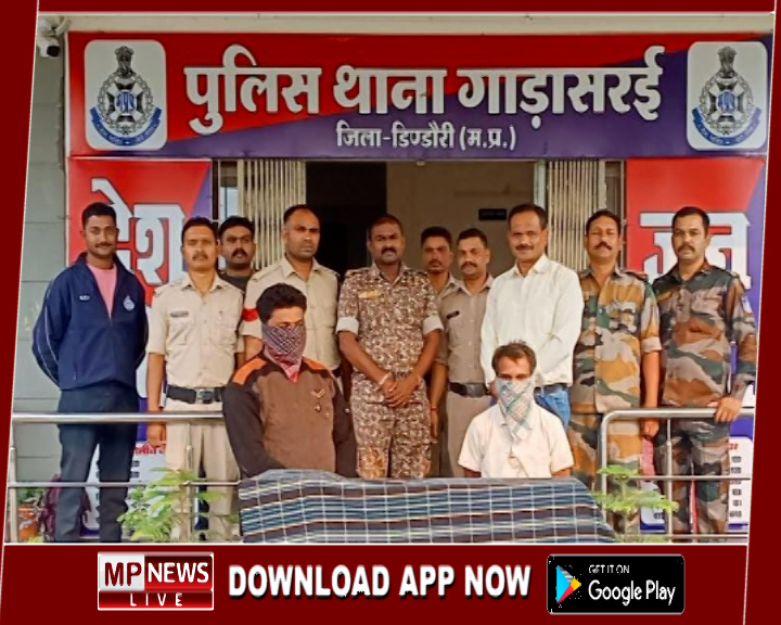 गाडासरई पुलिस ने बड़ी कार्रवाई कर अवैध शराब परिवहन करते दो आरोपी दबोचा, शराब व वाहन किया जब्त