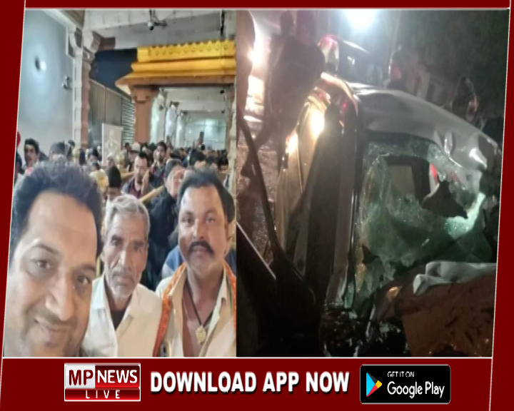 नयागांव में ट्रक से टकराई कार, तीन की मौत, सांवरिया सेठ दर्शन कर लौट रहे थे कार सवार