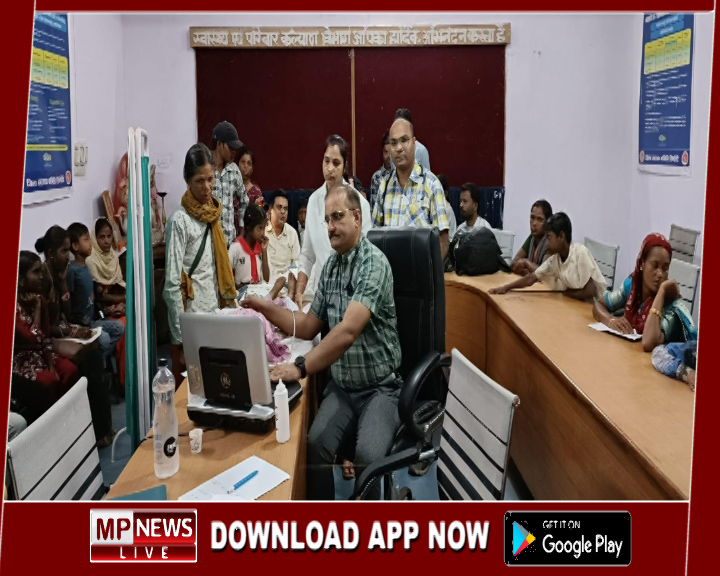 डिंडोरी के जिला चिकित्सालय में बाल हृदय कैम्प का किया गया आयोजन